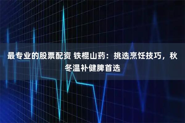 最专业的股票配资 铁棍山药：挑选烹饪技巧，秋冬温补健脾首选