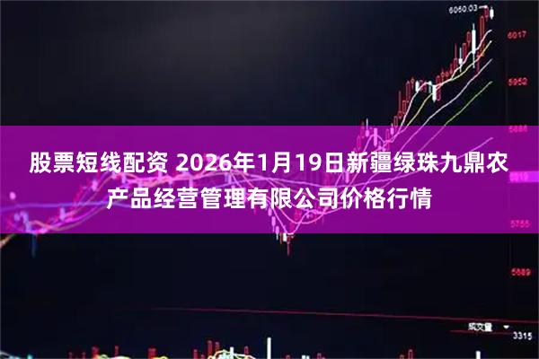 股票短线配资 2026年1月19日新疆绿珠九鼎农产品经营管理有限公司价格行情