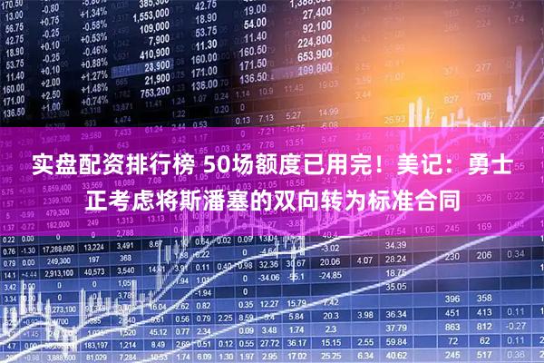 实盘配资排行榜 50场额度已用完！美记：勇士正考虑将斯潘塞的双向转为标准合同