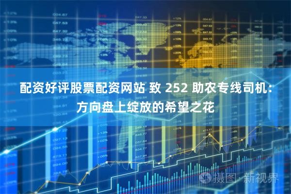 配资好评股票配资网站 致 252 助农专线司机：方向盘上绽放的希望之花